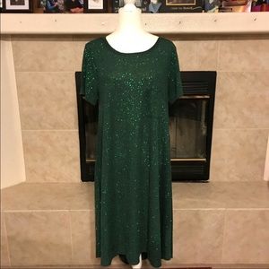 LuLaRoe Green Elegant Carly